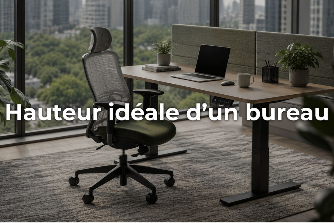Hauteur idéale d’un bureau