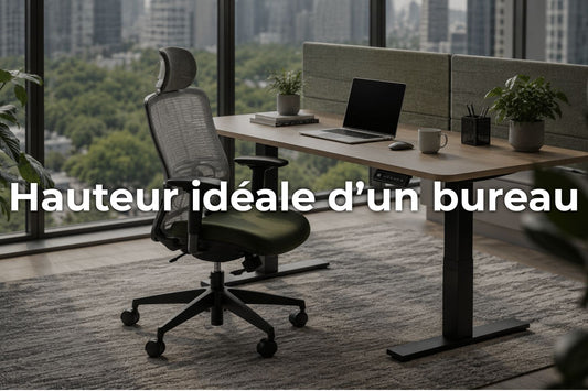 Hauteur idéale d’un bureau