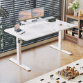 Bureau assis debout 180x80 avec support d'écran
