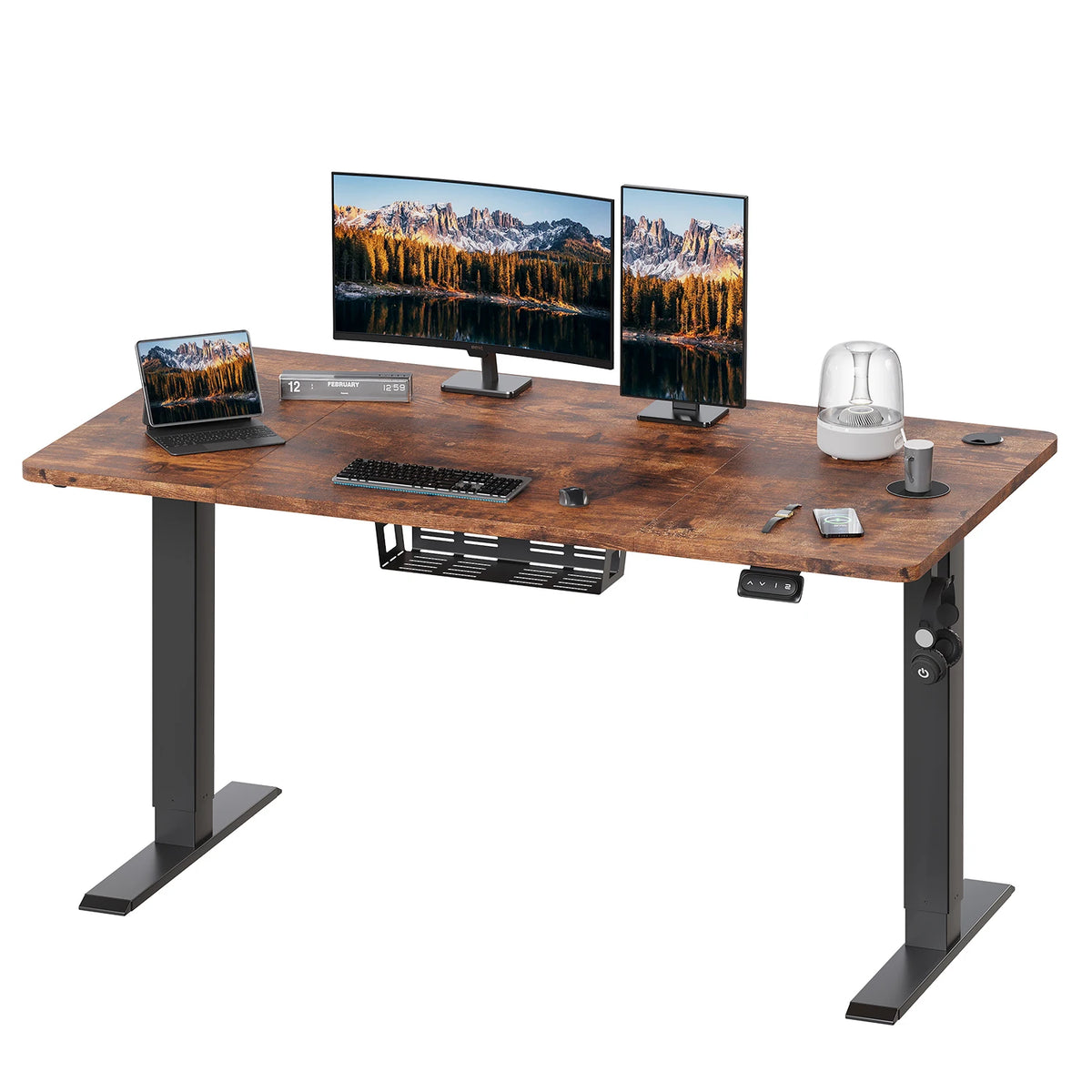 Bureau assis debout 140x60