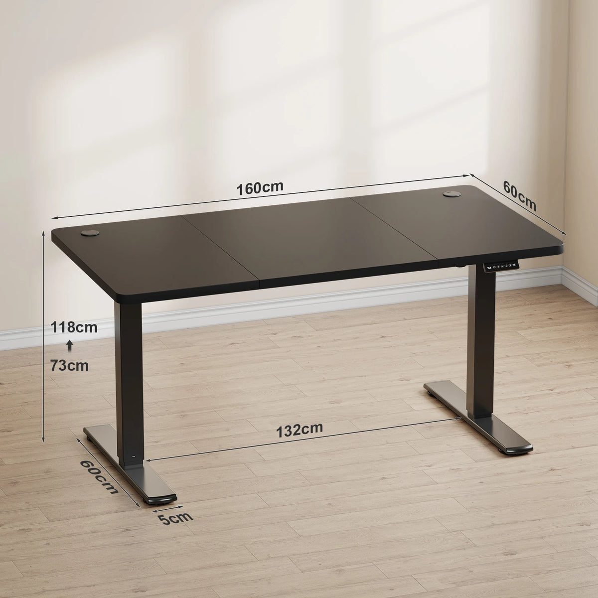 Bureau assis debout 160x60