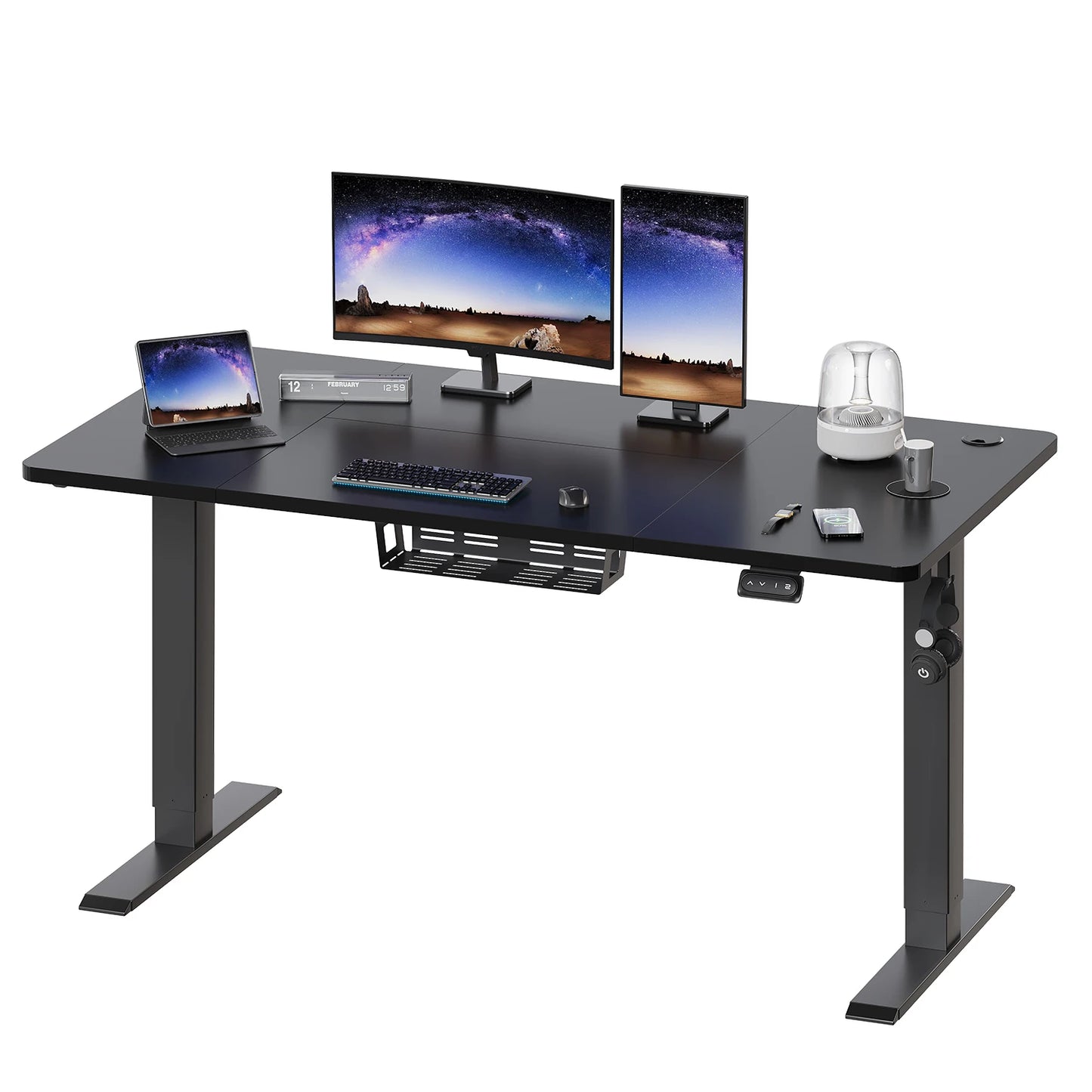 Bureau assis debout 140x60