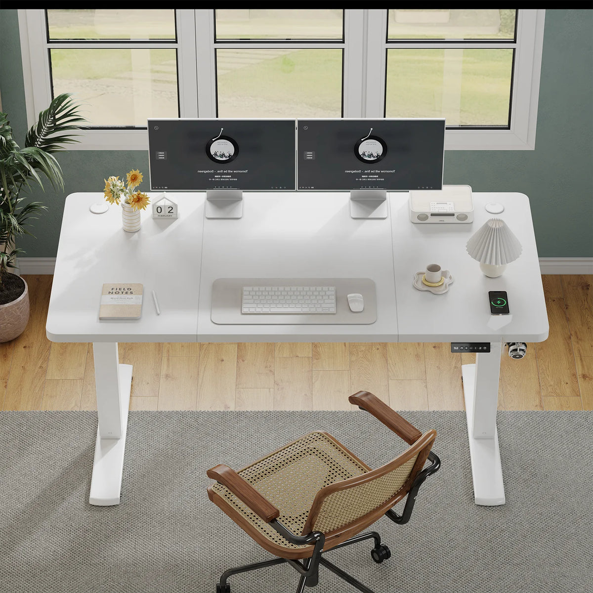Bureau assis debout 120x60