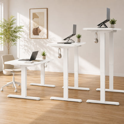 Bureau assis debout Blanc