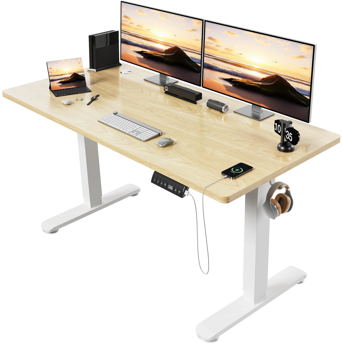 Bureau assis debout Bois