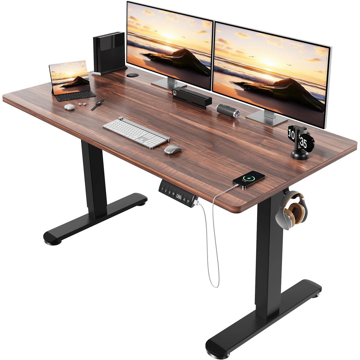 Bureau assis debout Bois
