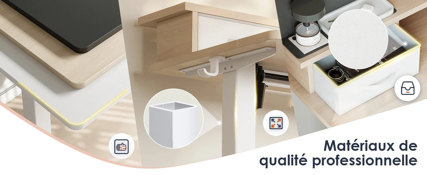 Bureau escamotable