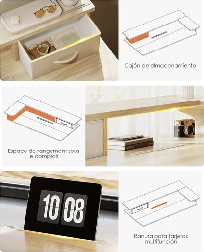 Bureau escamotable