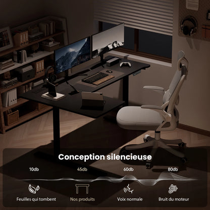 Bureau assis debout angle
