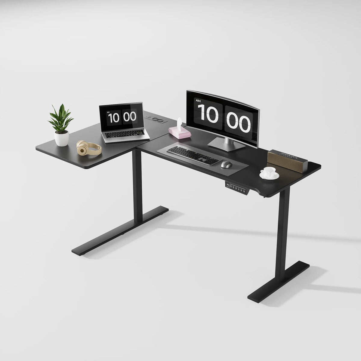 Bureau assis debout angle