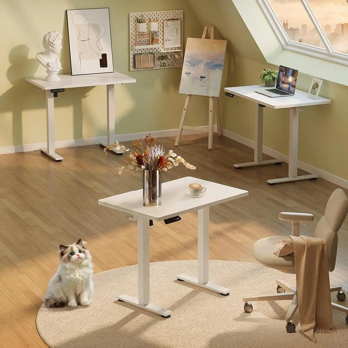 Bureau assis debout 80 cm