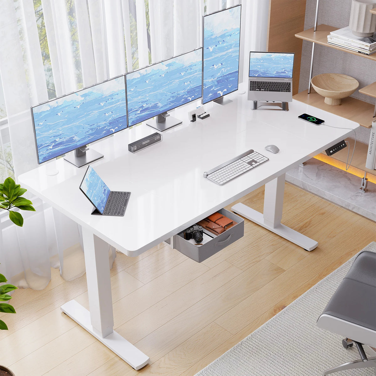 Bureau assis debout