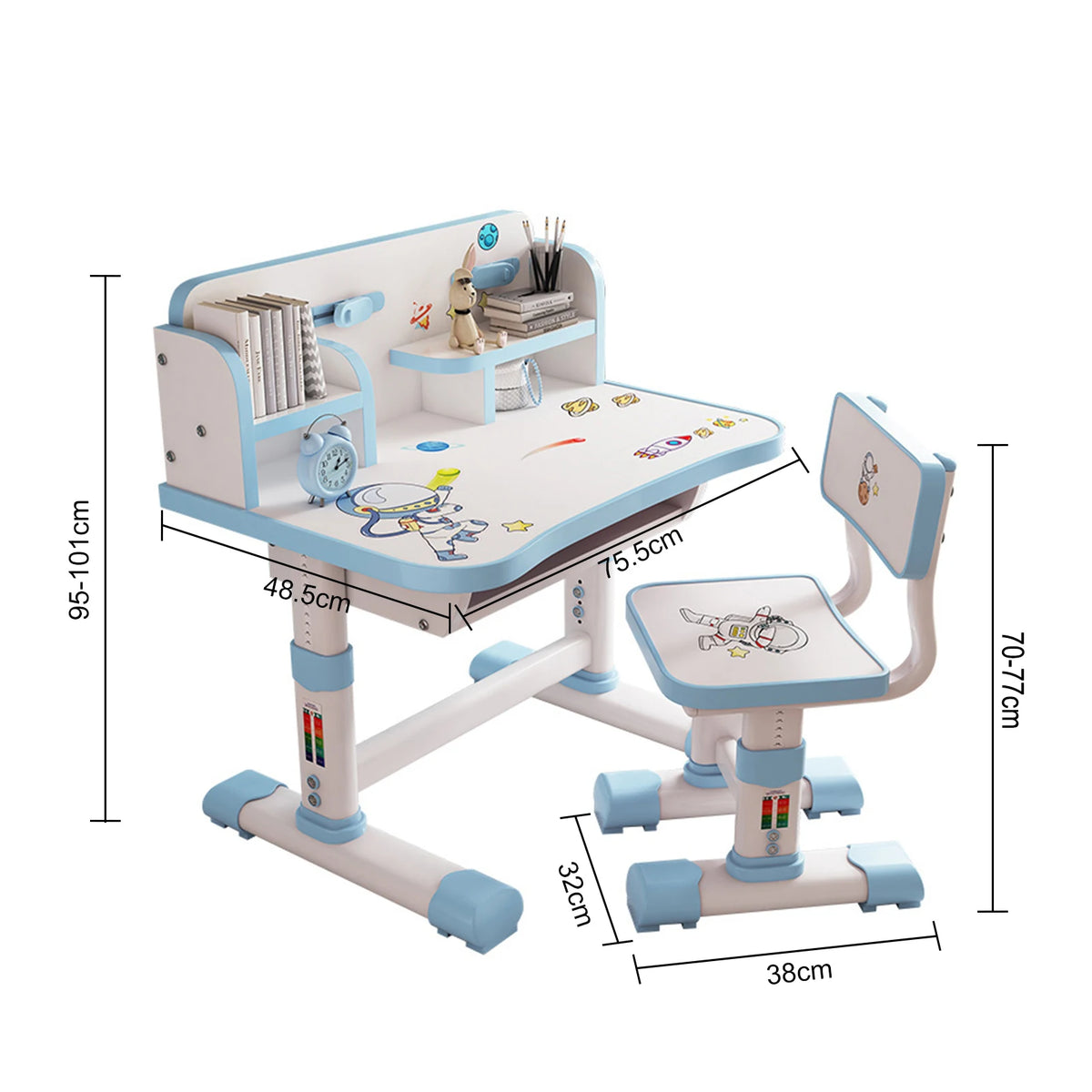 Bureau enfant avec rangement