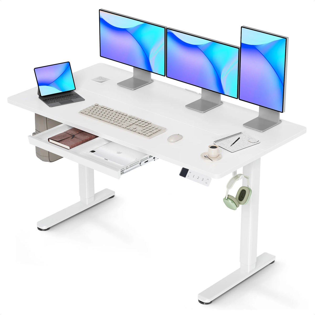 Bureau debout avec rangement