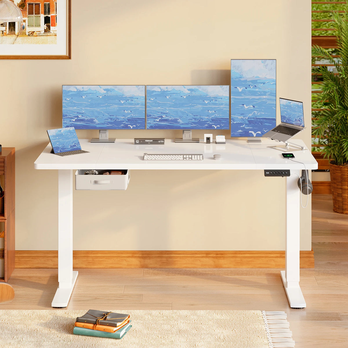 Bureau assis debout