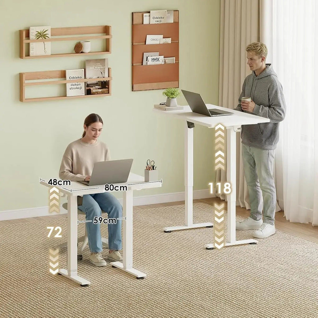 Bureau assis debout 80 cm