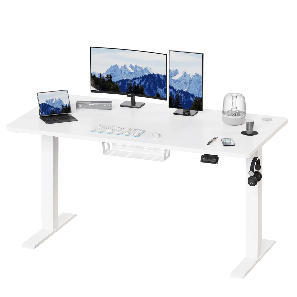 Bureau assis debout 140x60