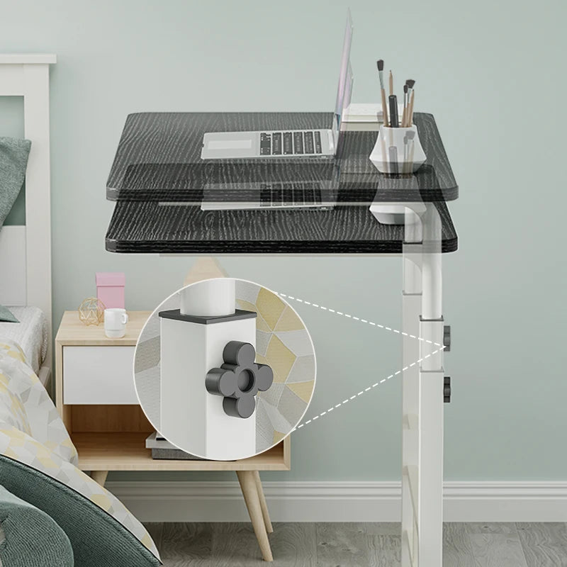 Bureau avec roulettes