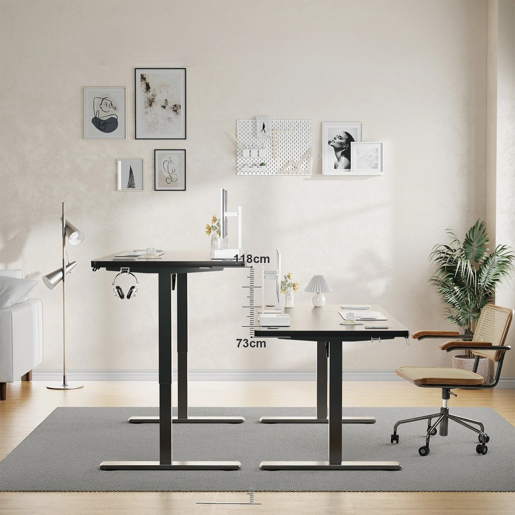 Bureau assis debout 120x60