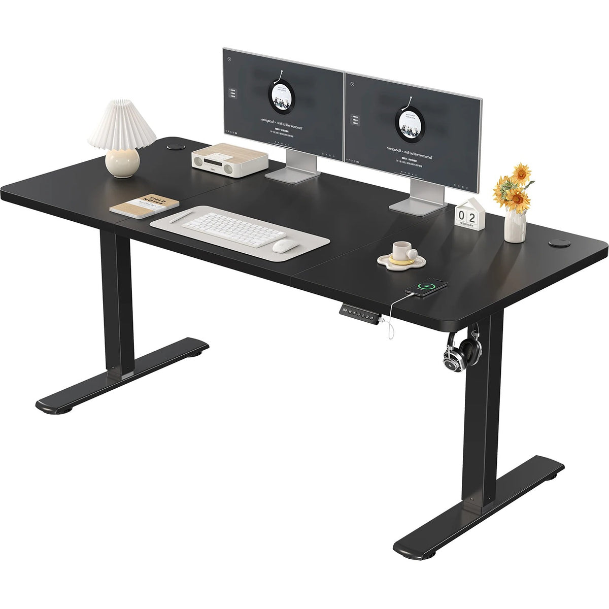 Bureau assis debout Noir